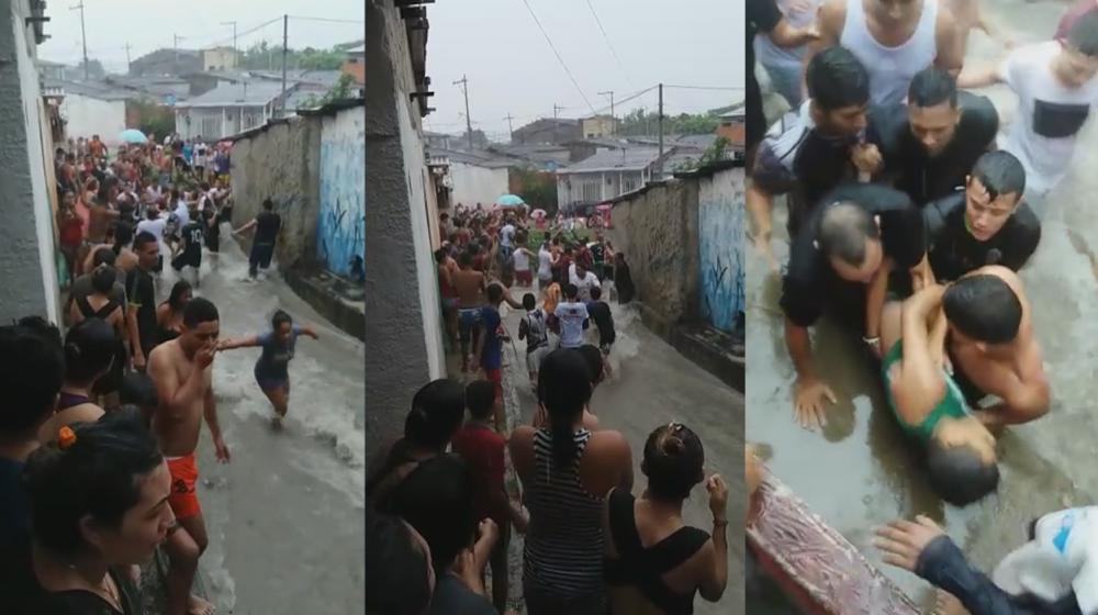 Tras el aguacero que cayó sobre Barranquilla y el área metropolitana este sábado