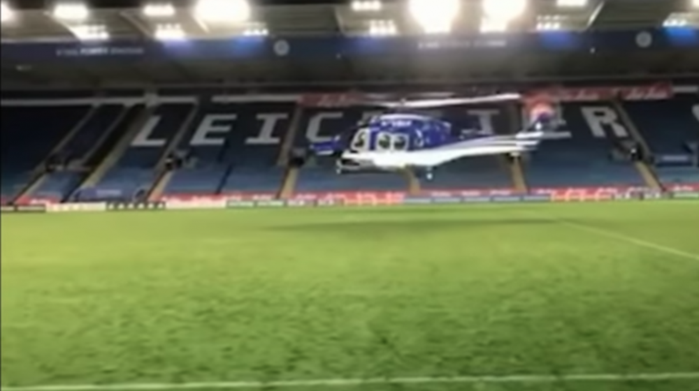 Momento en el que se eleva el helicóptero.