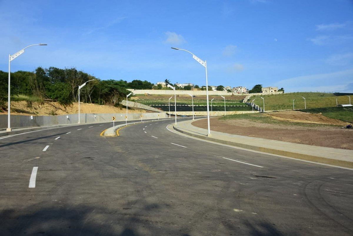 Panorámica de la nueva vía.