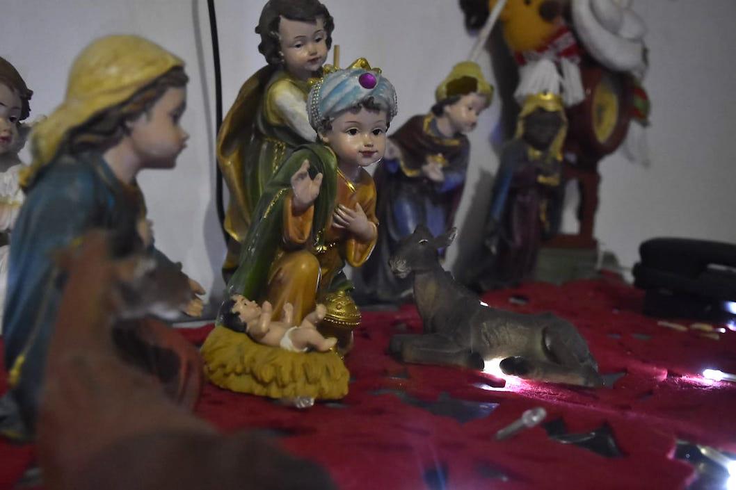 El pesebre hogareño.
