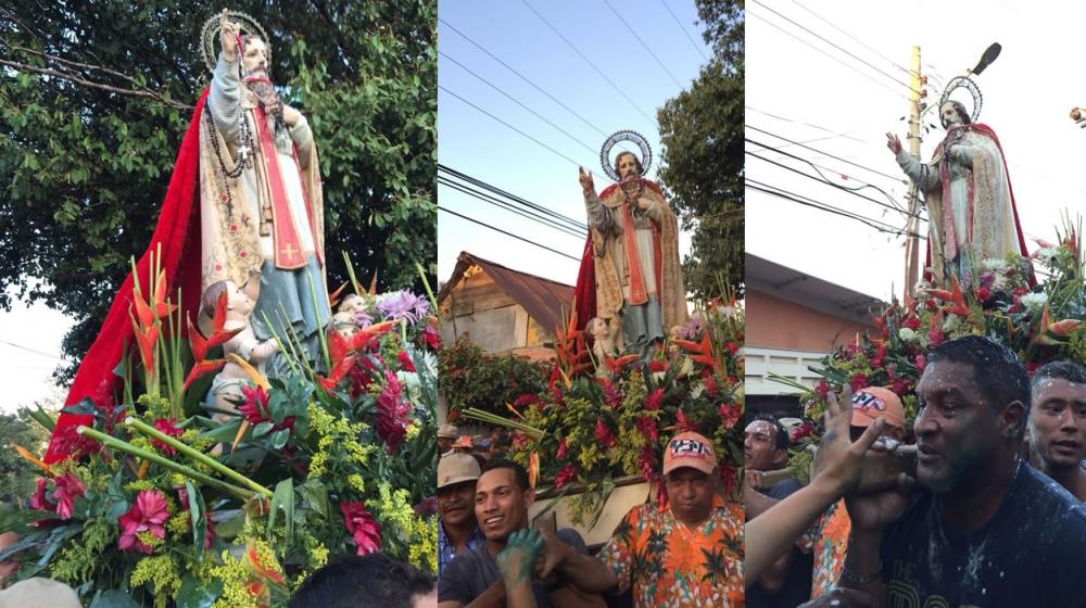 Procesión de San Agatón en Mamatoco
