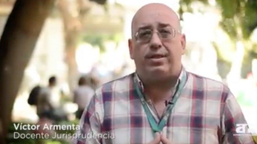 Víctor Armenta Del Gordo, rector encargado de la Uniautónoma.