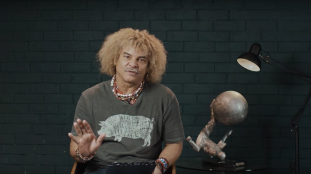 Carlos Valderrama.