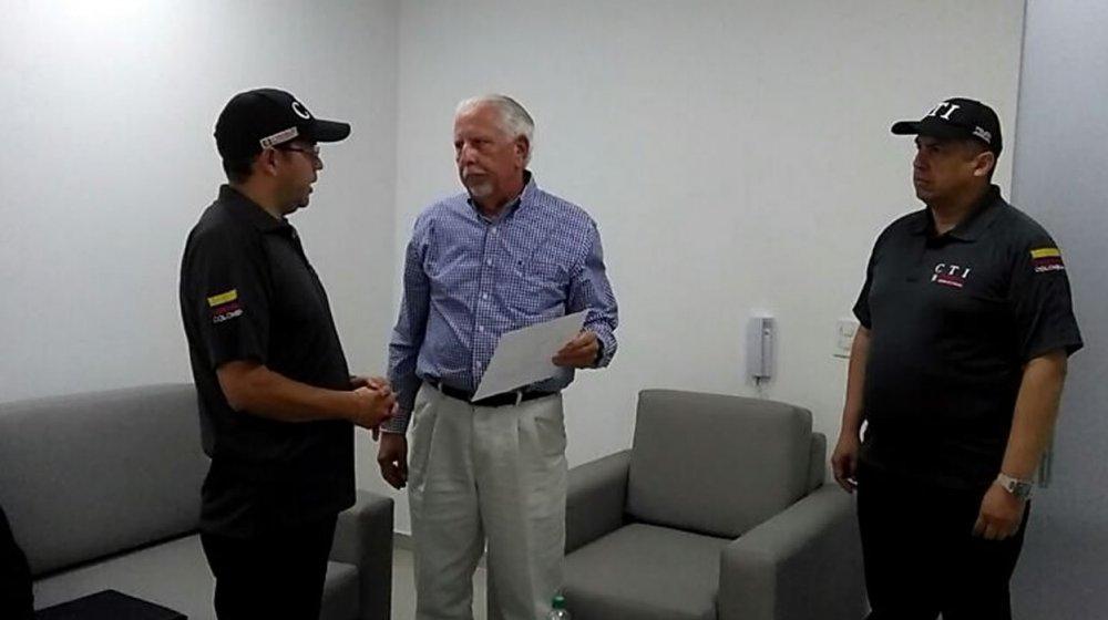 Exgerente de la Triple A, Ramón Navarro al momento de su captura.