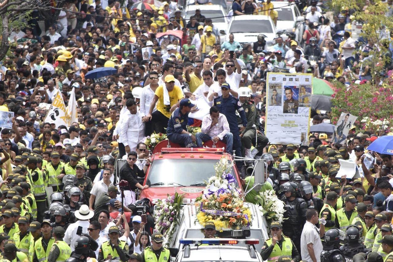 Caravana fúnebre que lo acompañó a su última morada.