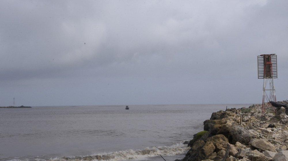 Foto del tajamar oriental.