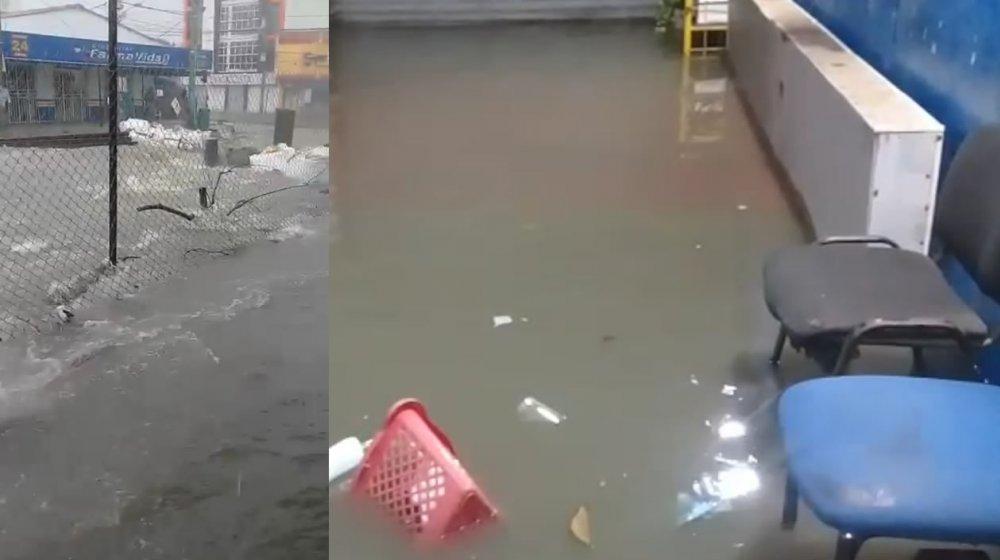 Tras el torrencial aguacero de este sábado en las primeras horas de la tarde