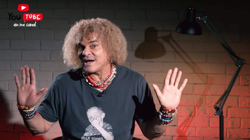 Carlos Valderrama, exjugador colombiano. 