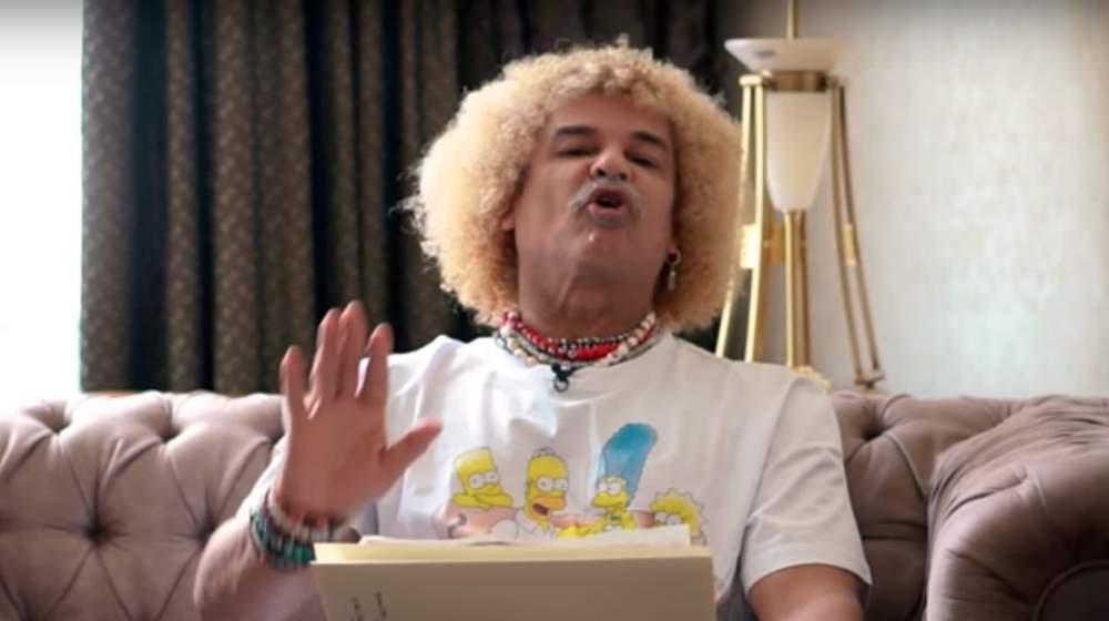 Carlos Valderrama, exjugador colombiano. 