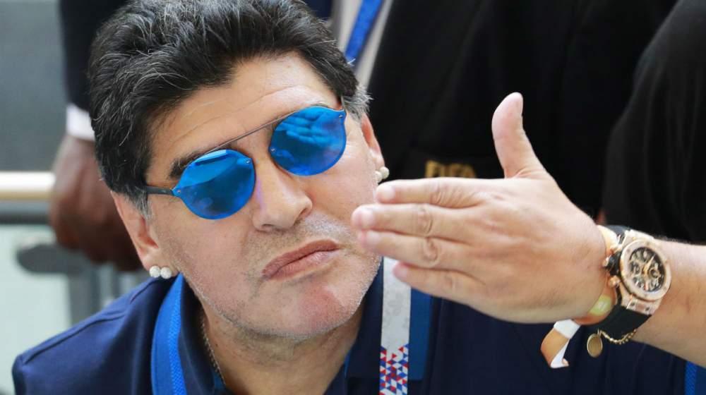 Diego Maradona, exjugador argentino. 