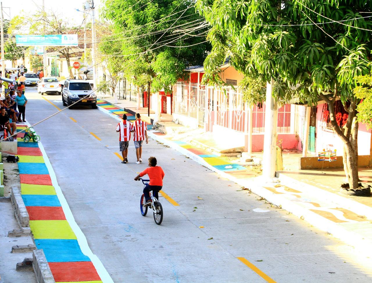El optimismo de los barranquilleros se refleja en el bienestar con nuevos entornos en los barrios. 