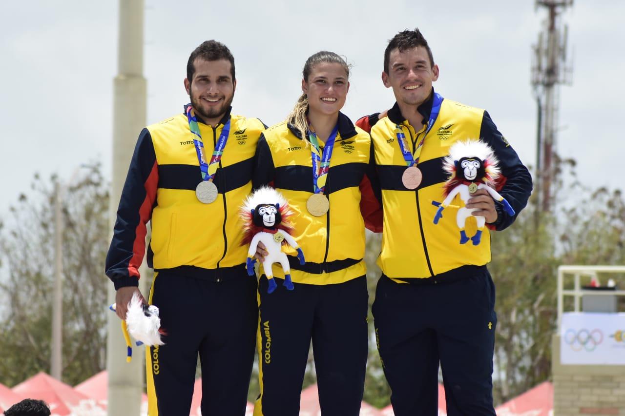 Carlos Oquendo, Gabriela Bolle y Carlos Ramírez.