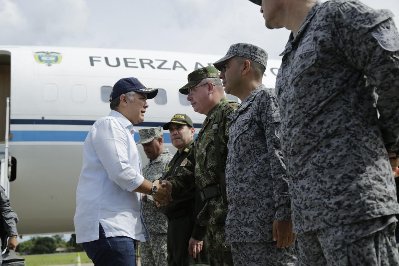 El Presidente Iván Duque llegó a Vichada.