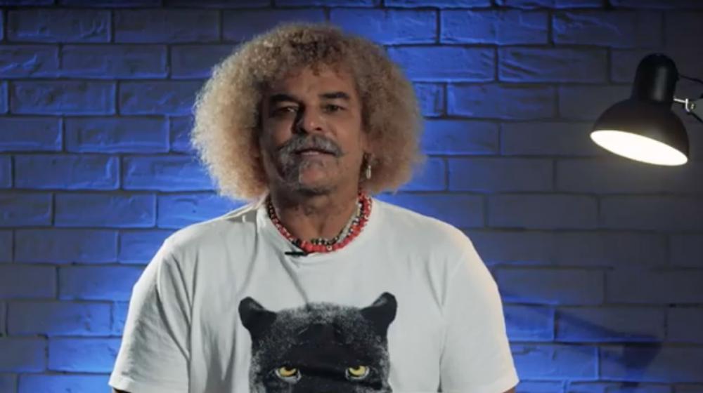 Carlos 'El Pibe' Valderrama, durante su resumen. 