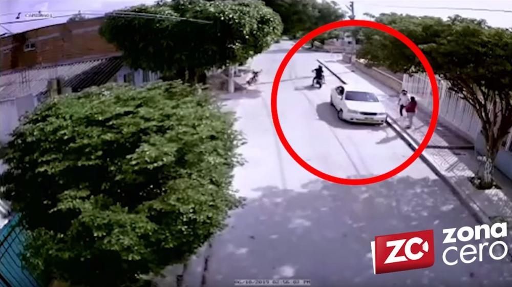 Asalto en el barrio Las Palmas.