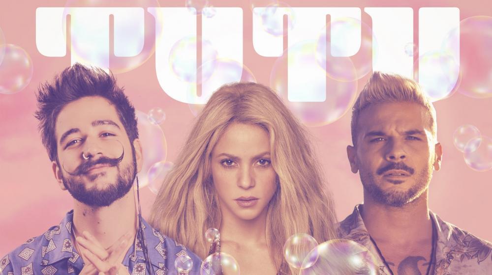 Camilo, Shakira y Pedro Capó.