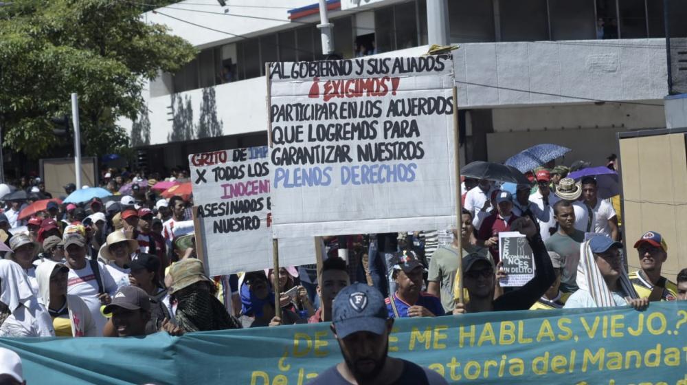 Imagen de la marcha en Barranquilla.