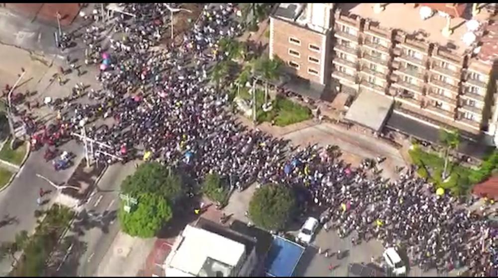 Marcha de la carrera 46.