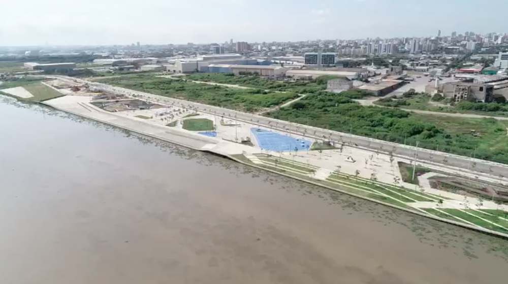 Esta es el nuevo tramo del Gran Malecón del Río.