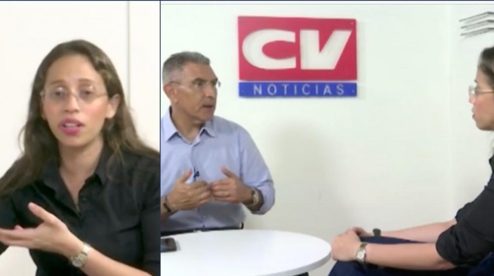 Katty Diartt, politóloga, en entrevista con Jorge Cura.