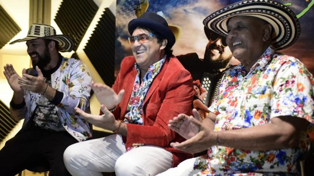 Integrantes del Grupo Santa Sabana Miche Molina, Juan Kamel Janna y Julio Molina Acero.