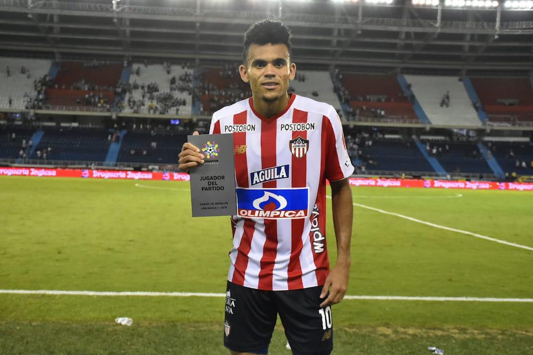 Luis Díaz, la figura del partido.