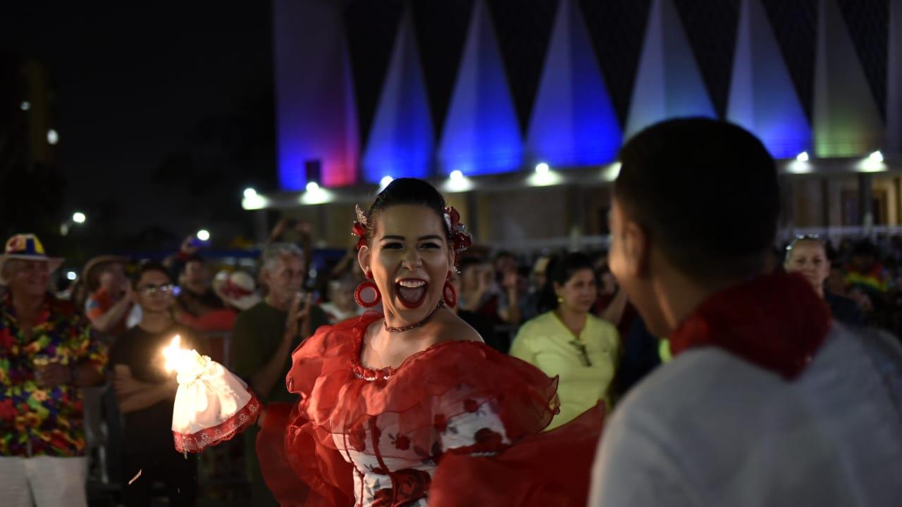El Cumbión Ñero abrió la rueda de cumbia. 