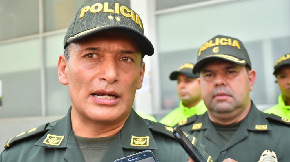 General Mariano Botero Coy, comandante de la Policía Metropolitana de Barranquilla.