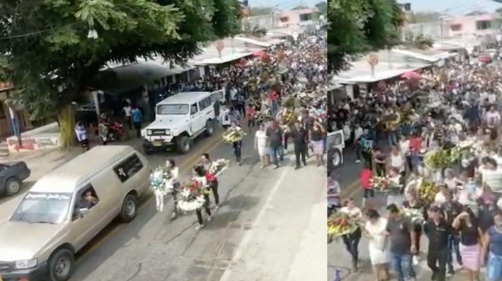 El cortejo fúnebre de 'Chucho Mercancía'