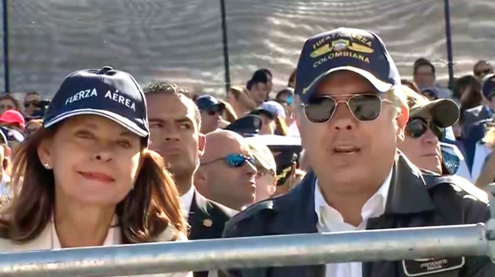 El Presidente Iván Duque y la Vicepresidenta Marta Lucía Ramírez