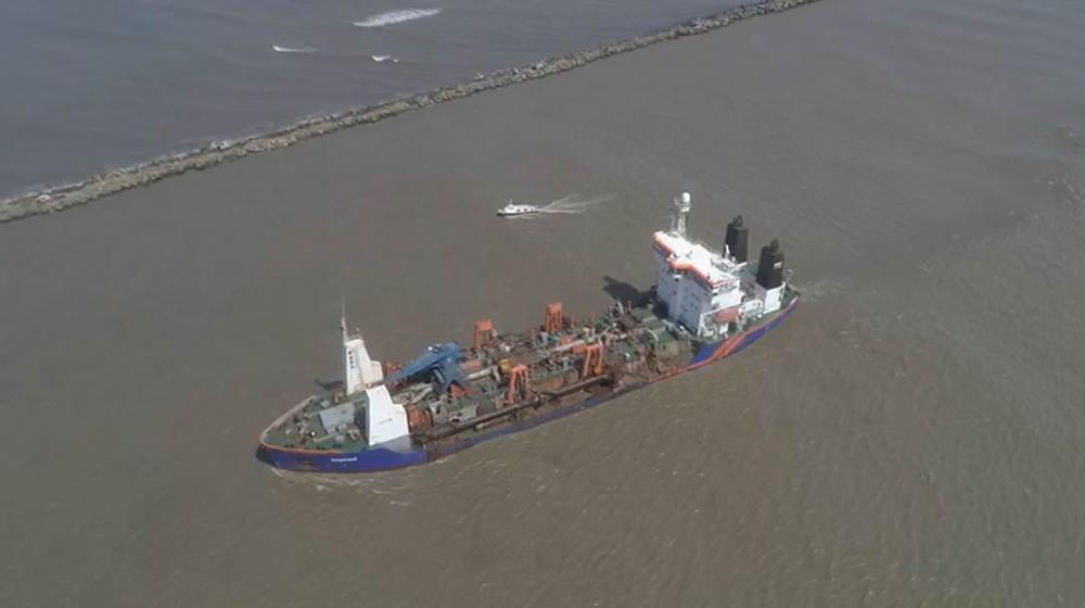 Trabajos urgentes de dragado