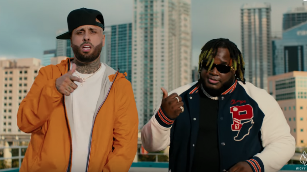 Los cantantes Nicky Jam y Sech.