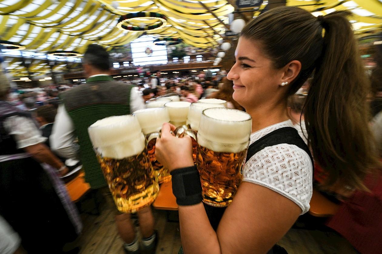 La 186 edición de la Oktoberfest irá hasta el 6 de octubre.