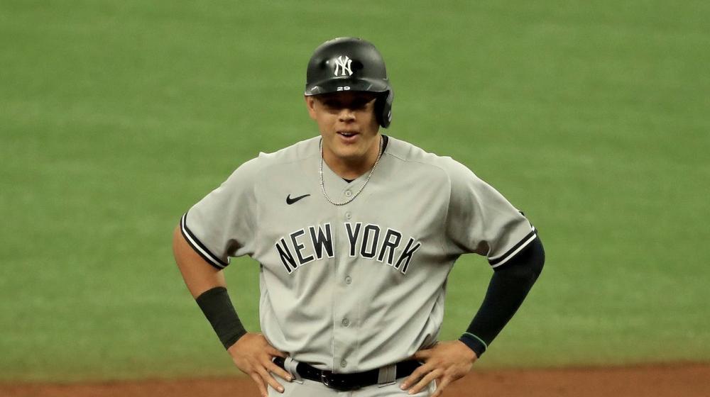 Giovanni Urshela, pelotero de los Yankees. 
