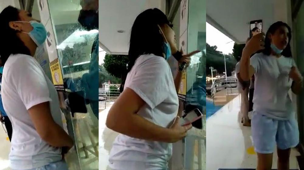 Imágenes del incidente.