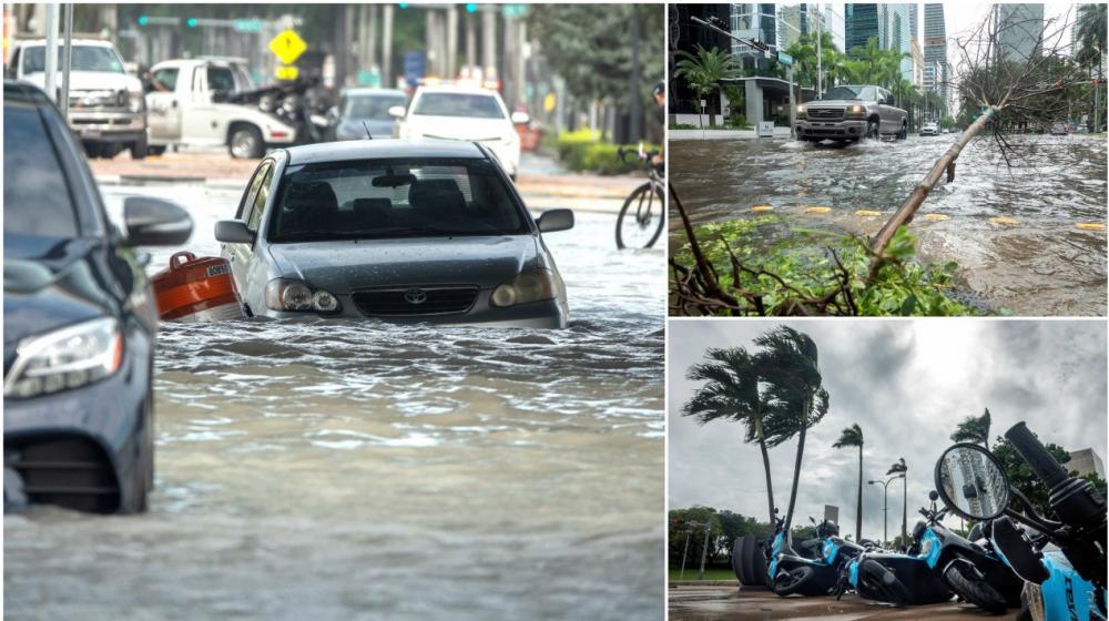 Eta causa lluvias y vientos en Florida.
