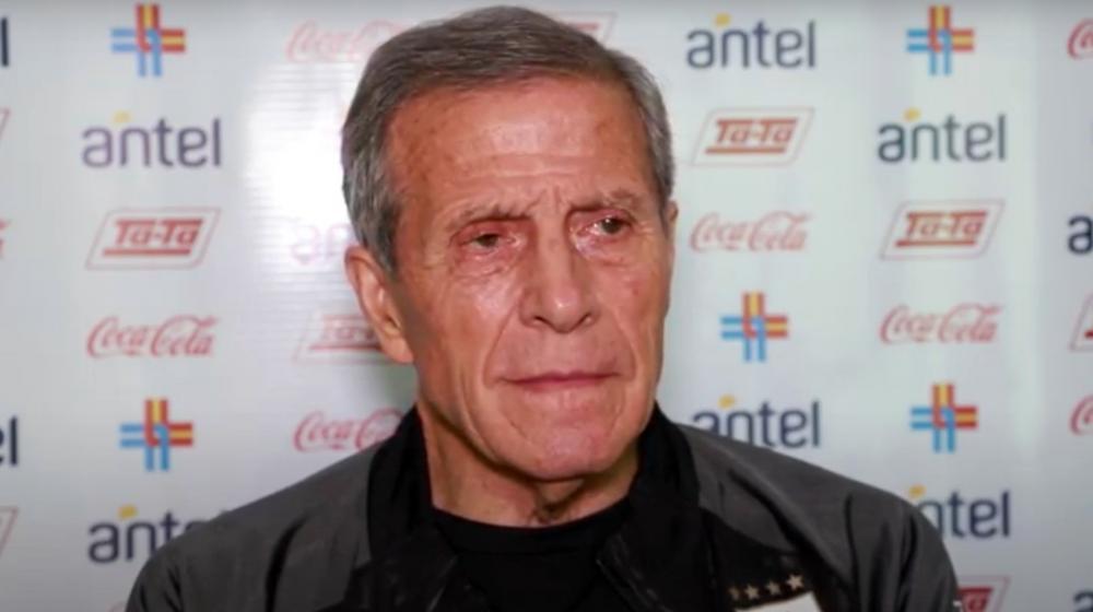 El técnico de la Selección Uruguay, Óscar Washington Tabárez.