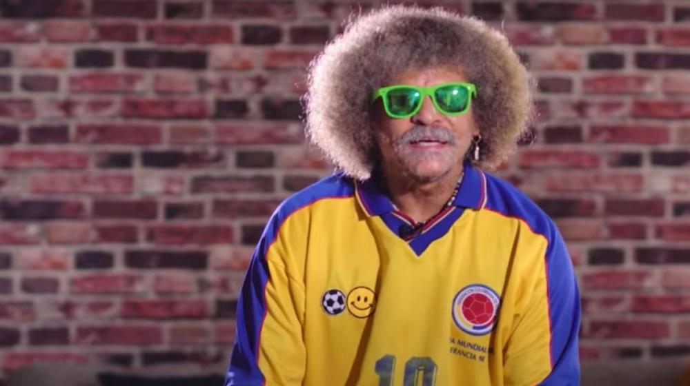 Carlos Valderrama, exjugador colombiano. 