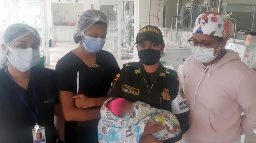 Policía atendió el caso en la clínica El Bosque de Cartagena.