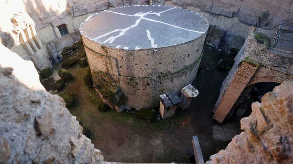 El gran mausoleo de Augusto en Roma.