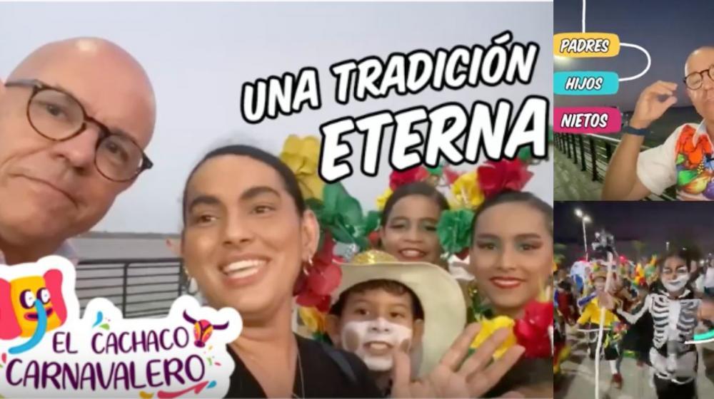 Óscar Ritoré, el 'Cachaco Carnavalero'.
