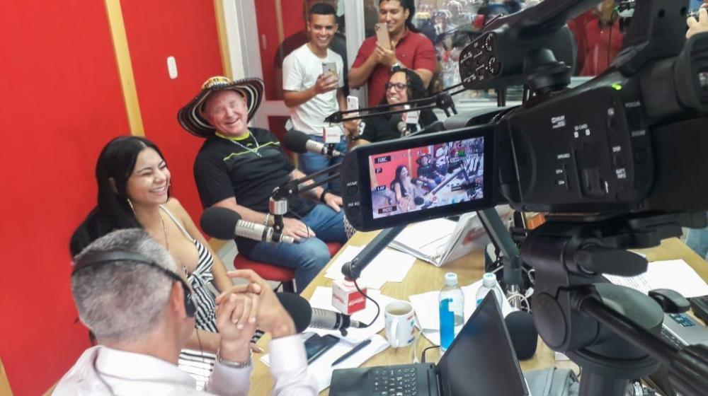Brian Harington y Paola Ariza dialogaron en Emisora Atlántico.