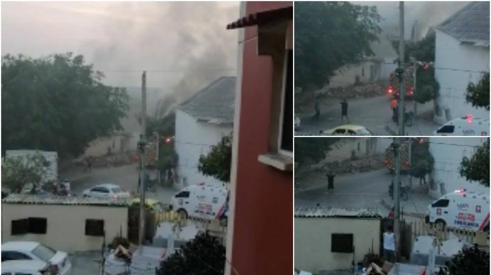 El incendio ocurrió en la carrera 21A con calle 36.