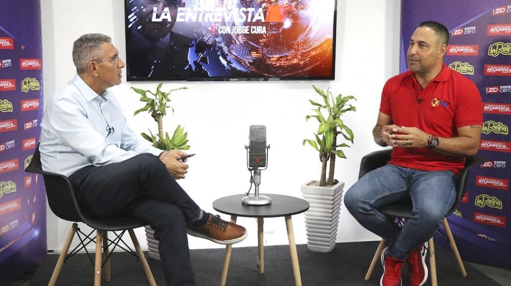 Eugenio Peña durante La Entrevista con Jorge Cura.