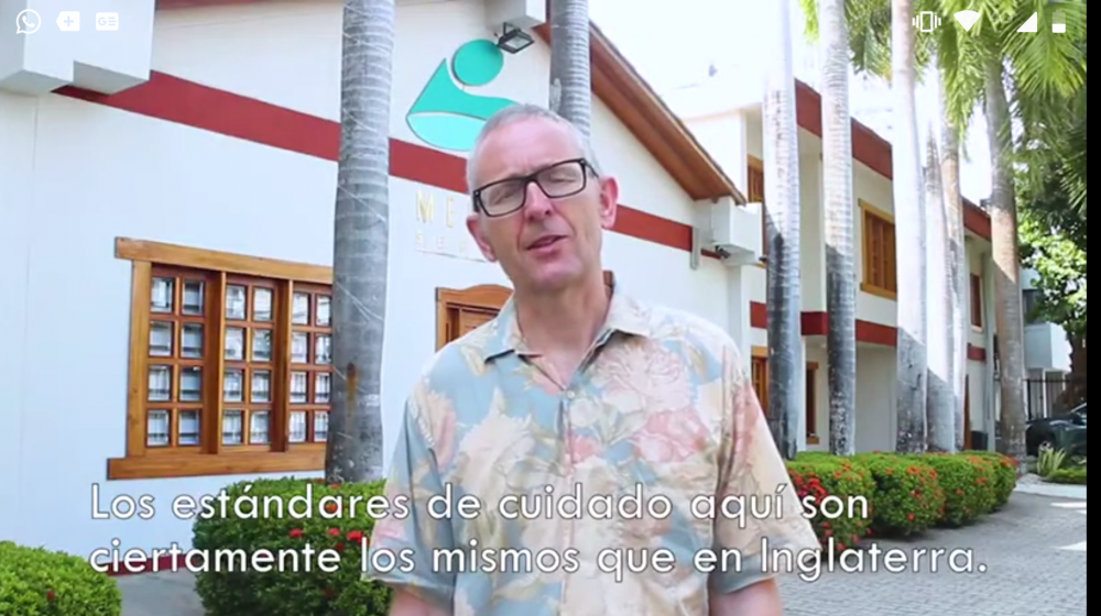 Hijo de paciente salvada por coronavirus en  Colombia.