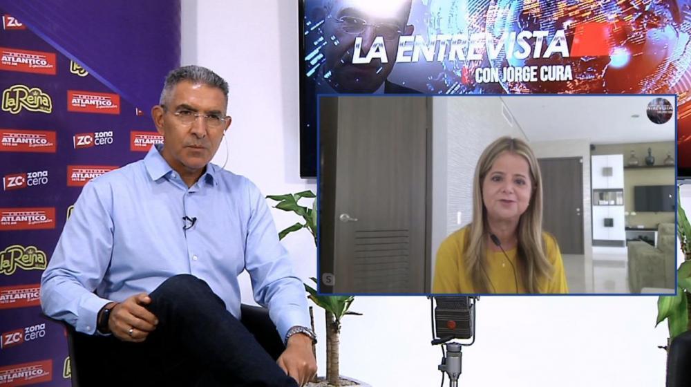 Gobernadora Elsa Noguera en La Entrevista de Jorge Cura.