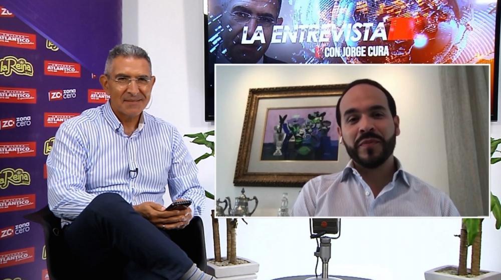 El abogado Abelardo De La Espriella, durante La Entrevista con Jorge Cura.