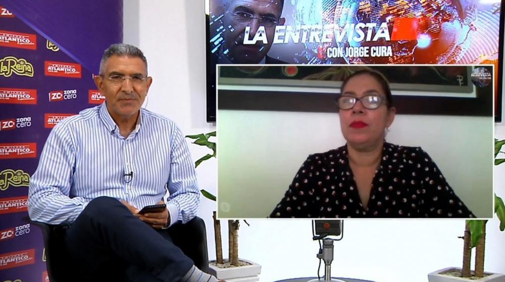 Jorge Cura y Astrid Arrieta.