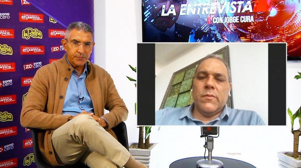 El Senador José David Name durante La Entrevista con Jorge Cura.