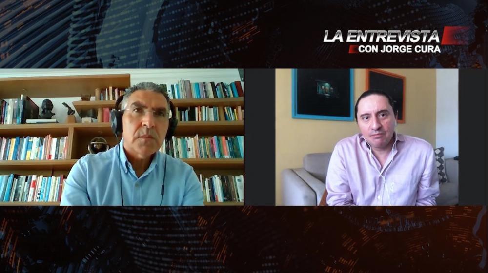 El empresario Thierry Ways, durante La Entrevista con Jorge Cura.